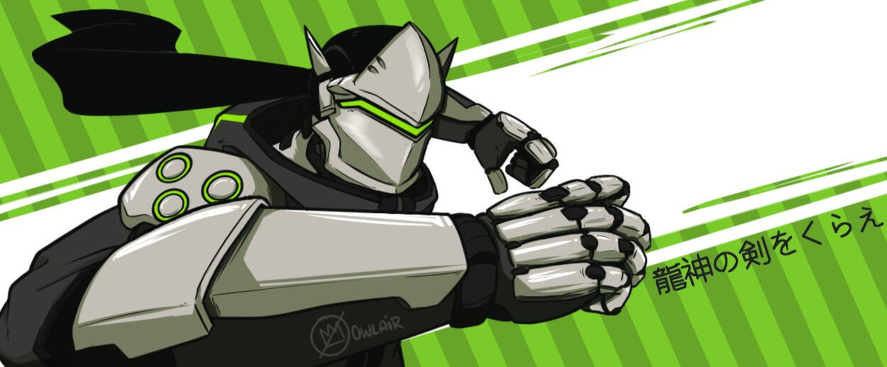 GENJI fanart from Overwatch 2 (2022)